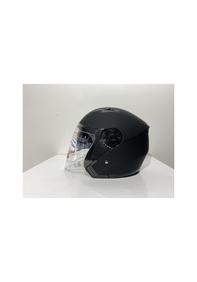 Jk 512 Güneş Vizörlü Mat Siyah Açık Kask