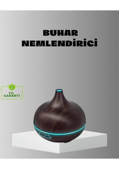 Aromaterapi Difüzörü 550 Ml Ultrasonik Nemlendirici Otomatik Kapanma Özellikli - Lisinya