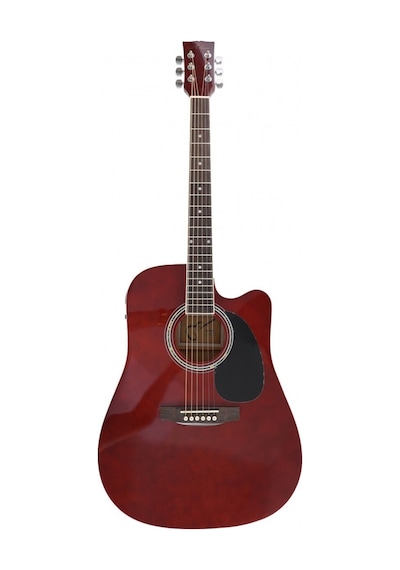 F650n-wrc Wine Red Elektro Akustik Gitar