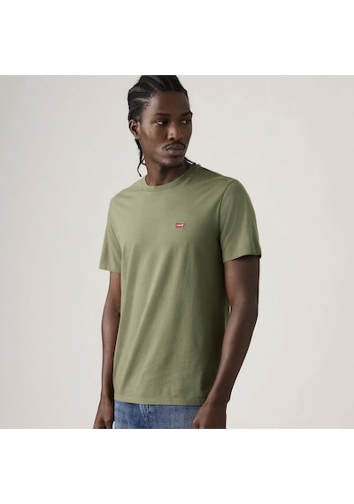 Levis Classic Housemark Yeşil Erkek T-shirt 56809-0192 Yeşil
