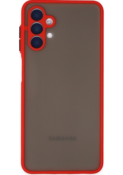 Samsung Galaxy  Uyumlu  A04s Kılıf Montreal Silikon Kapak - Kırmızı