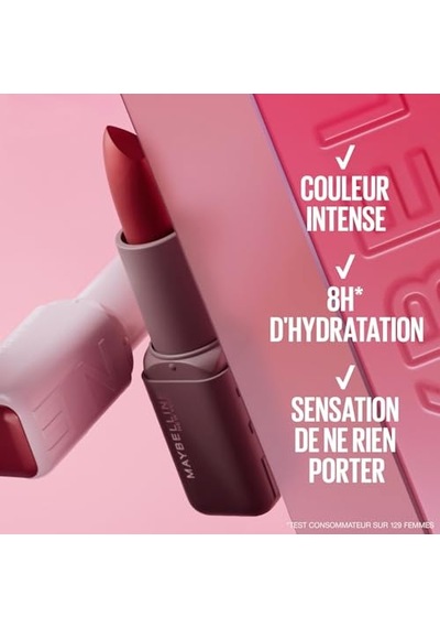 Maybelline Ny Serum Etkili Hyalüronik Asit Ve Besleyici Yağ İçeren Ruj - 002 Maybe It's 00