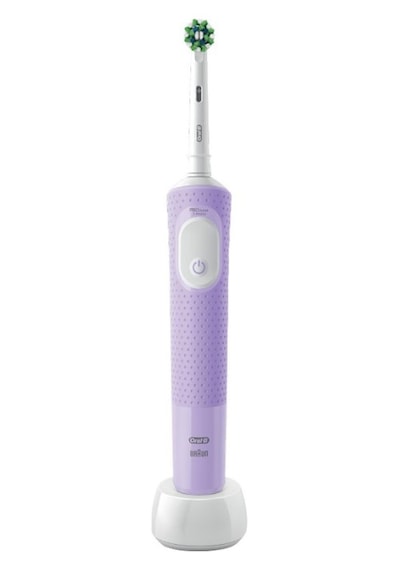 Oral-B D103 Vitality Pro Cross Action Şarjlı Diş Fırçası Lila - Siyah 2'li + Pro Onarım Diş Macunu 50 ML