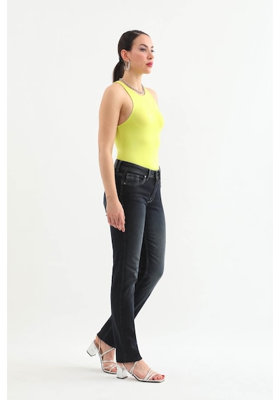 Banny Jeans Kadın Likralı Straight Jean Pantolon Lacivert 001 Lacivert 32