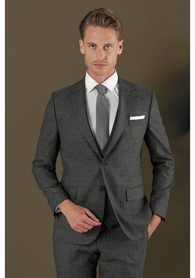 Efor Tk 880 Slim Fit Antrasit Klasik Takım Elbise Antrasit Efor Tk 880 Slim Fit Antrasit Klasik Takım Elbise Antrasit