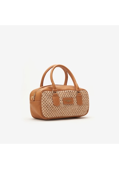 D44 Camel Omuz Çantası Kadın India Bag Piumelli Milano