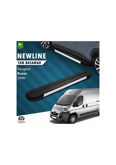 S-dizayn Peugeot Boxer 3 Kısa Şase Newline Aluminyum Yan Basamak 203 Cm 2006 Üzeri A+ Kalite
