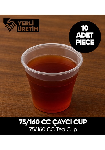 75/160 Cc Çaycı Cup Pp 10 Adet Diğer