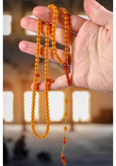 Tesbihkenti Zar Kehribar Benzetmesi 99'Luk Namaz Tesbihi
