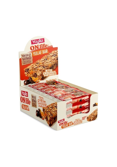 Yayla Onlife Bitter Çikolatalı Ve Portakallı Yulaf Bar 35 G X20