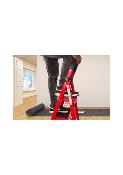 Ebax 6 Basamaklı Lüks Katlanır Ev Tipi Merdiven Geniş Kaymaz Basamaklı 150 Kg