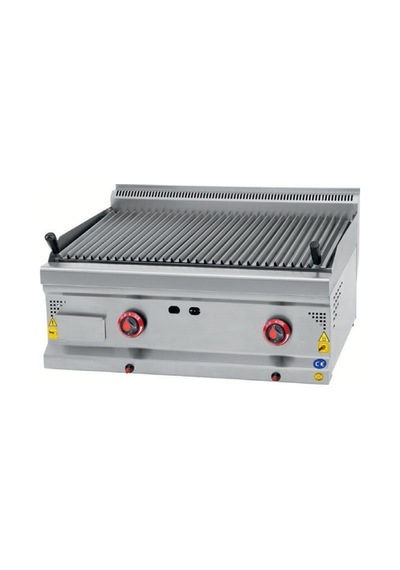 Karacasan Endüstriyel 80 Cm 700 Seri Set Üstü Lpg Tüplü Lavataş Balıksırtı Izgara
