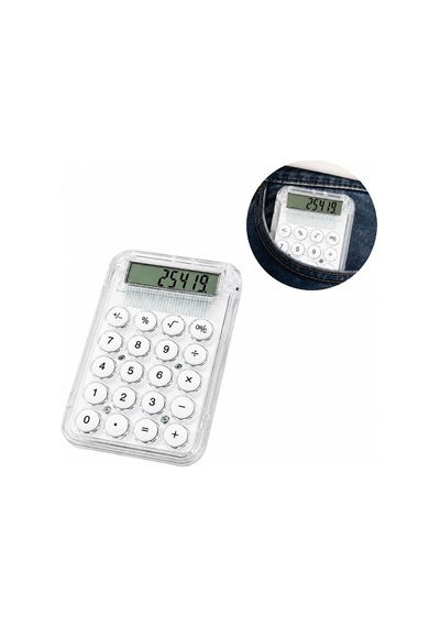 Pm-25419 Beyaz Mini Hesap Makinesi Çok Renkli