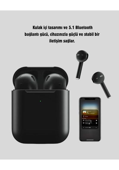 Tws Pro 5 Bluetooth 5.1 Kablosuz Kulaklık 3d Hd Ses Gürültü Engelleme Şarj Kutulu