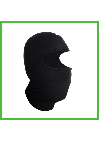 Vaveni Unisex Düz Siyah Balaklava 1 Adet Tek Beden Viskoz Kask İçi Motosiklet Outdoor Maske Renk: Siyah Beden: Standart Arz