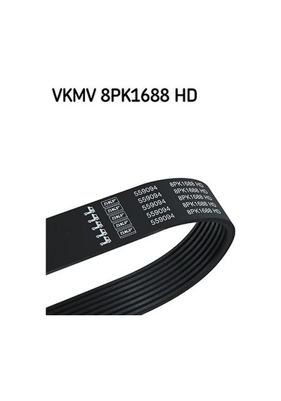 Skf Vkmv 8pk1688 Hd Kanallı V Kayısı Mercedes Cummıns Ford Cargo - 2524 / Iveco - Tector