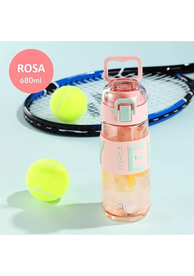 Shotay Enjoy Su Matarası Tritan Pembe 680ml