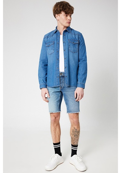Loft Slim Fit Erkek Şort Lf2032721 Mavi