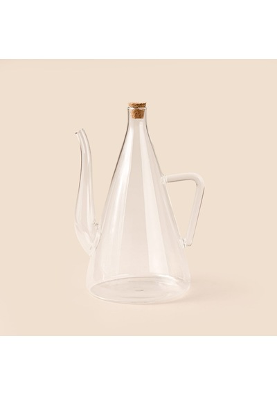 Lina Borosilikat Cam Yağlık - 600 Ml - Şeffaf Çok Renkli