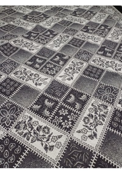 Savan Dokuma Halı Örtüsü 6m² 200 300 Kale Gri4 Gri