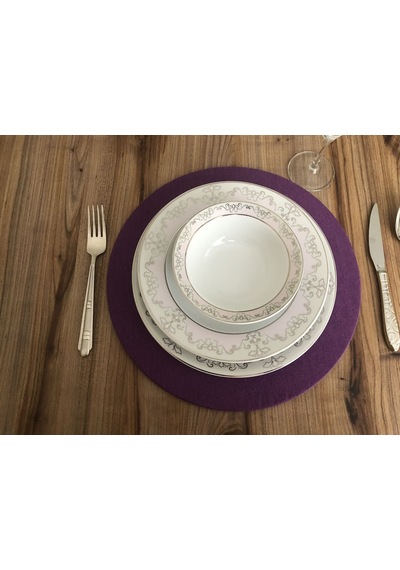 Mor Supla 33 Cm 6 Adet Mdf Dahil Çok Renkli