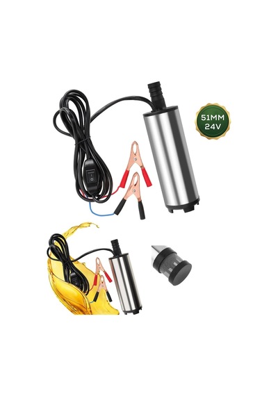 Emka Max 5442-50 Mini Akaryakıt Pompası - 24v 51 Mm