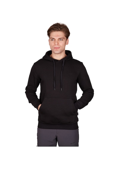 Alpinist Stream Erkek Kapşonlu Sweatshirt Siyah
