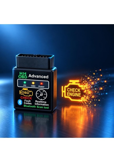 Bluetooth Obd2 Araç Arıza Tespit Cihazı, Motor Hata Kodu Okuyucu, Arıza Lambası Söndürücü Kablosuz Diagnostik Tarayıcı, 12v