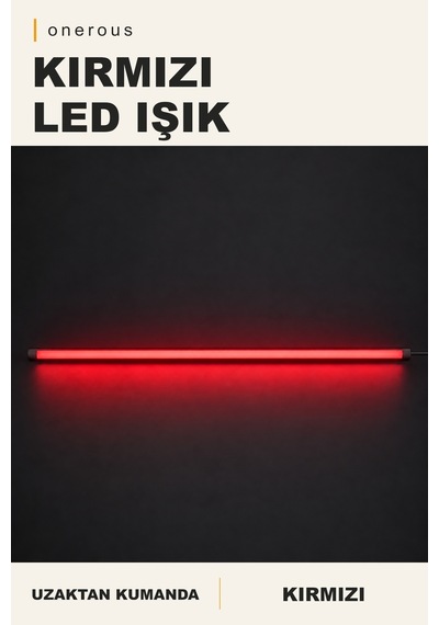 Onerous Kırmızı Led Işık, Uzaktan Kumandalı 21839829