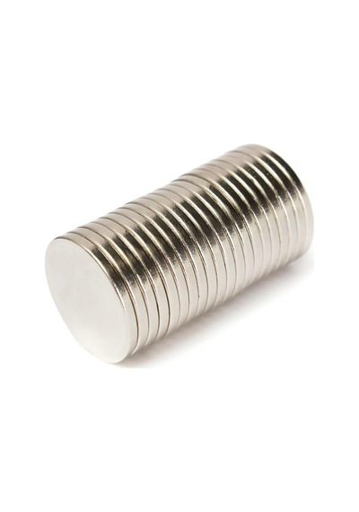 Ø20x2 Mm Neodyum Mıknatıs - 25 Adet