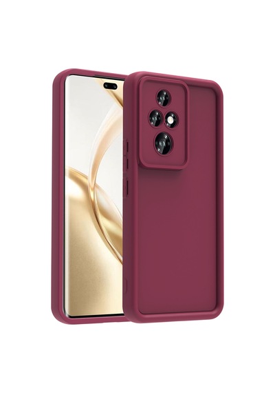 Zore Honor 200 Pro Kılıf Kamera Korumalı Omsy Ananas Kapak - Mürdüm