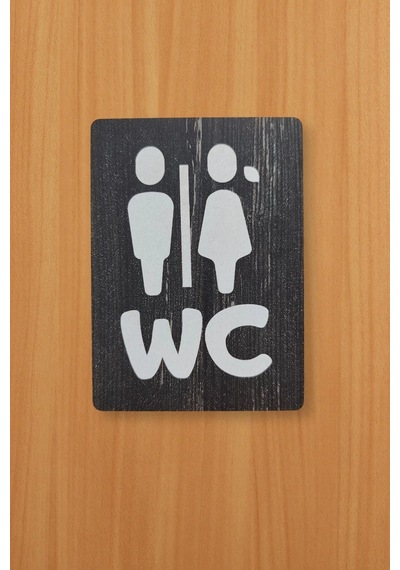 Wc Kadın-erkek Yönlendirme Tabelası - Rebap