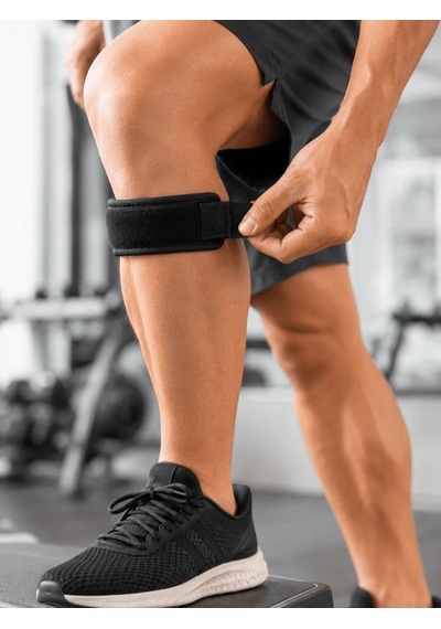 Lb Sporcu Tendon Bandı Ayarlanabilir Diz Destek Bandı Koşu Fitness Egzersiz