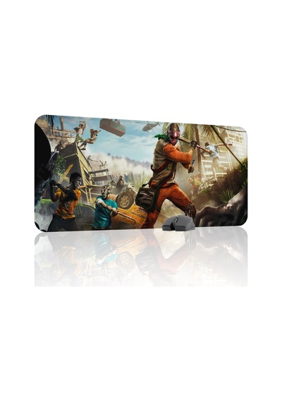 Dying Light Kaymaz Dikişli Kauçuk Oyuncu Mousepad V2 - 90x40 Xxl Gaming Mouse Pad Fare Altlığı