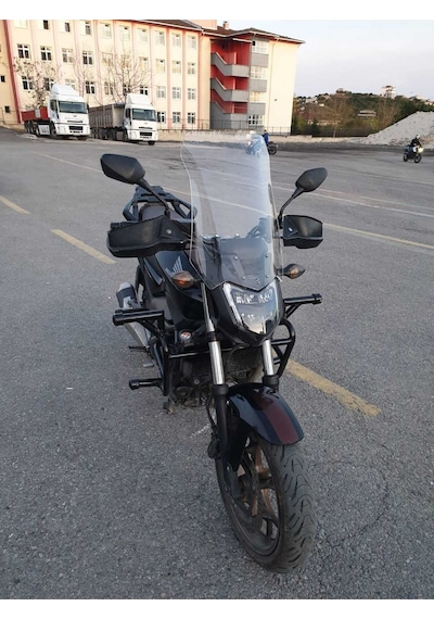 Motocam Honda Nc 700 750 S Ön Cam 2012-2020 Model 50cm Şeffaf Renkli 4mm Orta Boylu