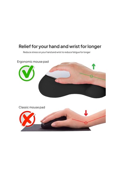 Auris Mp02 Kaymaz Taban Bilek Destekli Mouse Pad -