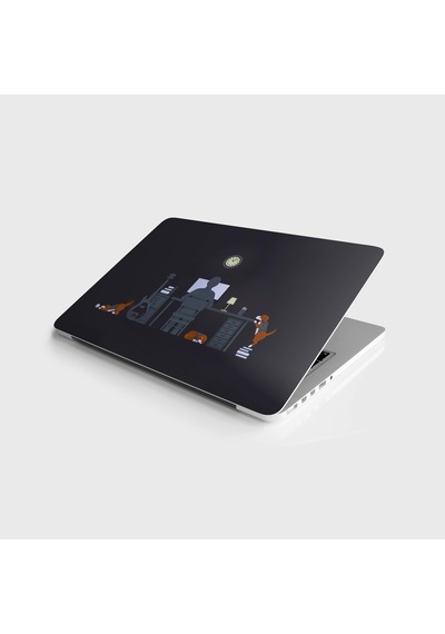 Laptop Sticker Notebook Kaplama Etiketi Çalışma Odası