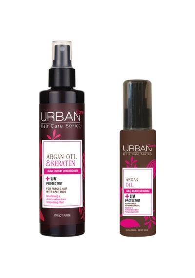 Urban Care Argan Oil & Keratin Sıvı Saç Kremi 200 ML + Saç Bakım Serumu 75 ML