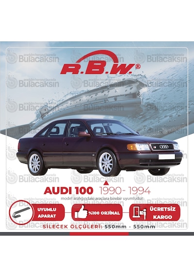 Rbw Audi 100 1990-1994 Ön Muz Silecek Takımı