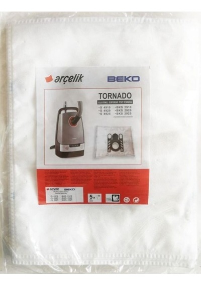 Arçelik Uyumlu S 4940 Tornado Silence Toz Torbası 10 Adet