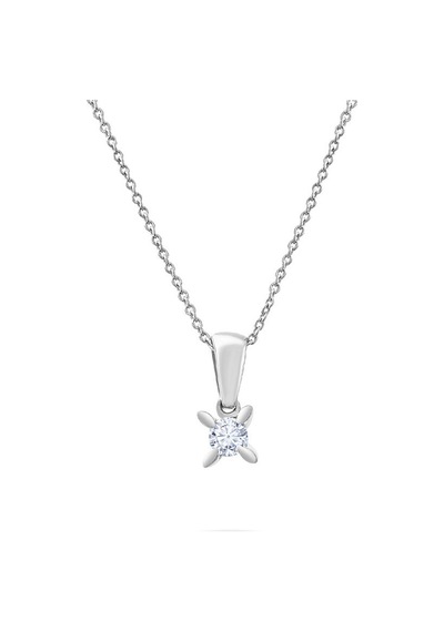 0.15 Karat Tektaş Pırlanta Kolye - Hrd Sertifikalı 75649503