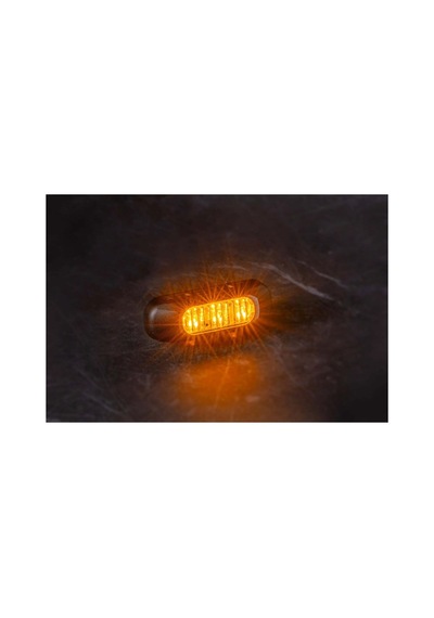 Frıstom 12v-24v Parmak Lamba 3-ledli Sarı 84 28 Mm E9