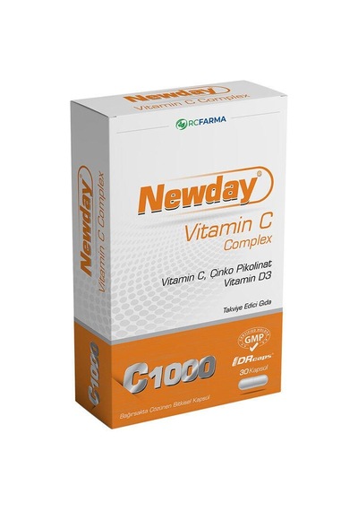 Newvit Newday Vitamin C Complex 30 Kapsül