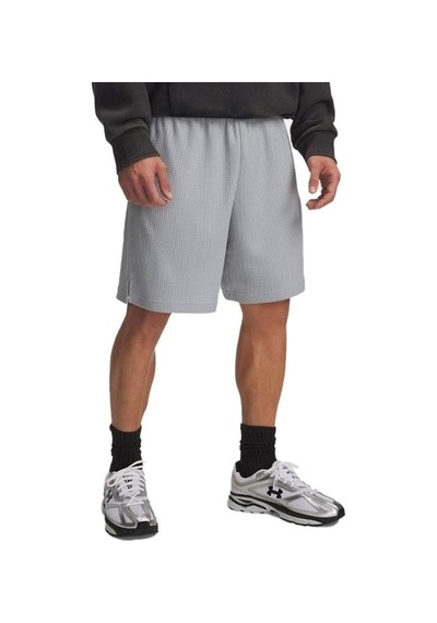 Under Armour Rival Waffle Short Erkek Şort 1383107-011 Gri