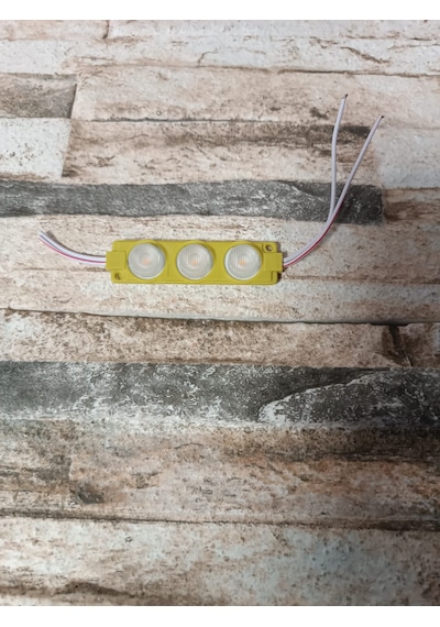 Camlı Parmak Led Lamba Sarı 12 Volt Su Geçirmez