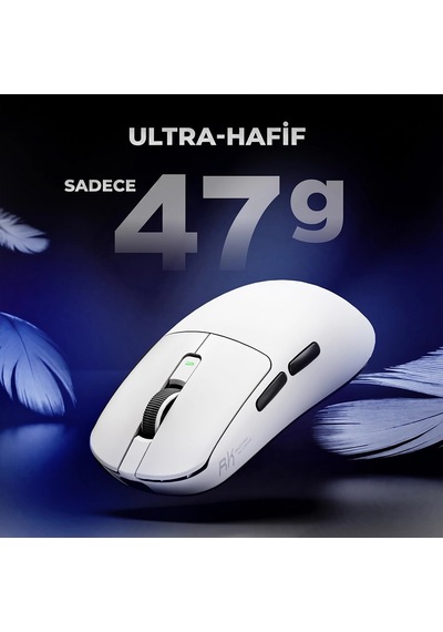 Royal Kludge Rk M3 47g Ultralight 8k Wireless Kablosuz Gaming Mouse Standart