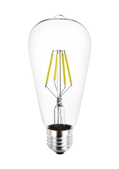 Ct-4353 8w E27 Duyulu Rustik Edison Led Ampul Beyaz Işık 6400k