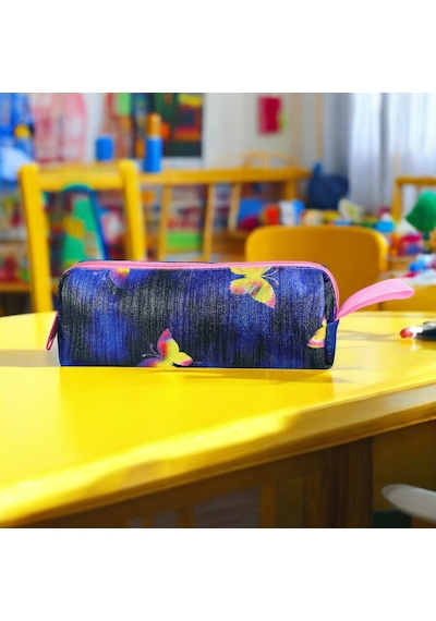 Kız İlkokul Ortopedik 3'lü Set Kalemlik Beslenme Çanta Model 11