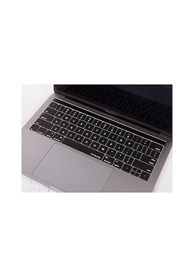 Us İngilizce Klavye Koruyucu Macbook Pro 13 15 Touch Bar Uyumlu A1706 A1989 A2159 A1707 A1990 Amerikan Düz Enter Ansı Silikon Keyboard Cover Siyah