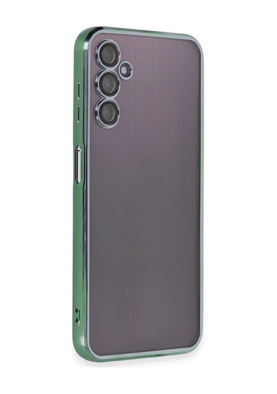Mey İthalat Samsung Uyumlu Galaxy A14 4g Kılıf Lensli Silikon - Yeşil